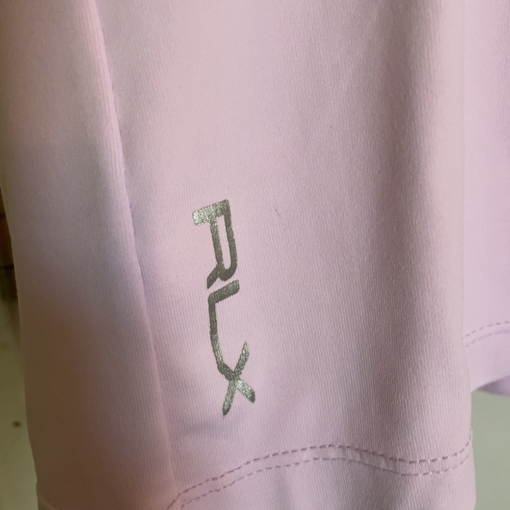 Ralph Lauern RLX Golf Shirt - Purple and Sea Foam Green Color - Picture 3 of 8
